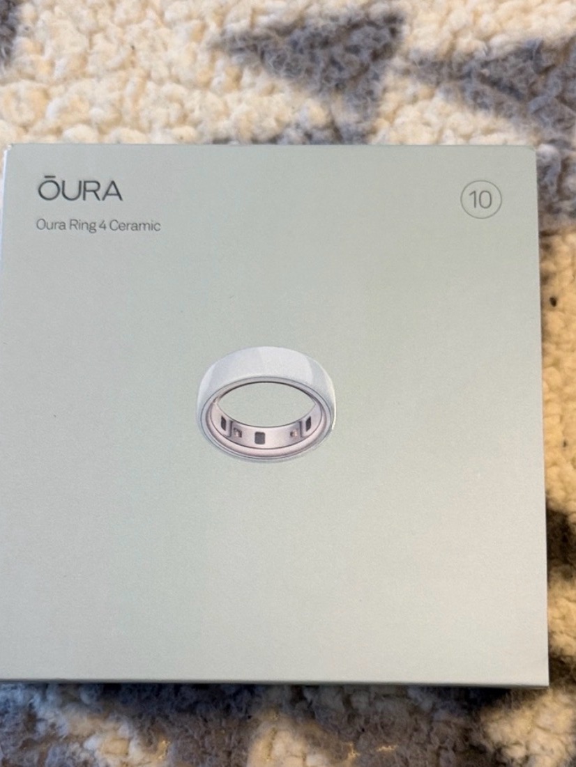 Oura Ring 4 Ceramic (Size 10) - Teal Ceramic